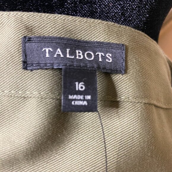 Talbots Green Shirt Dress - Picture 5 of 6